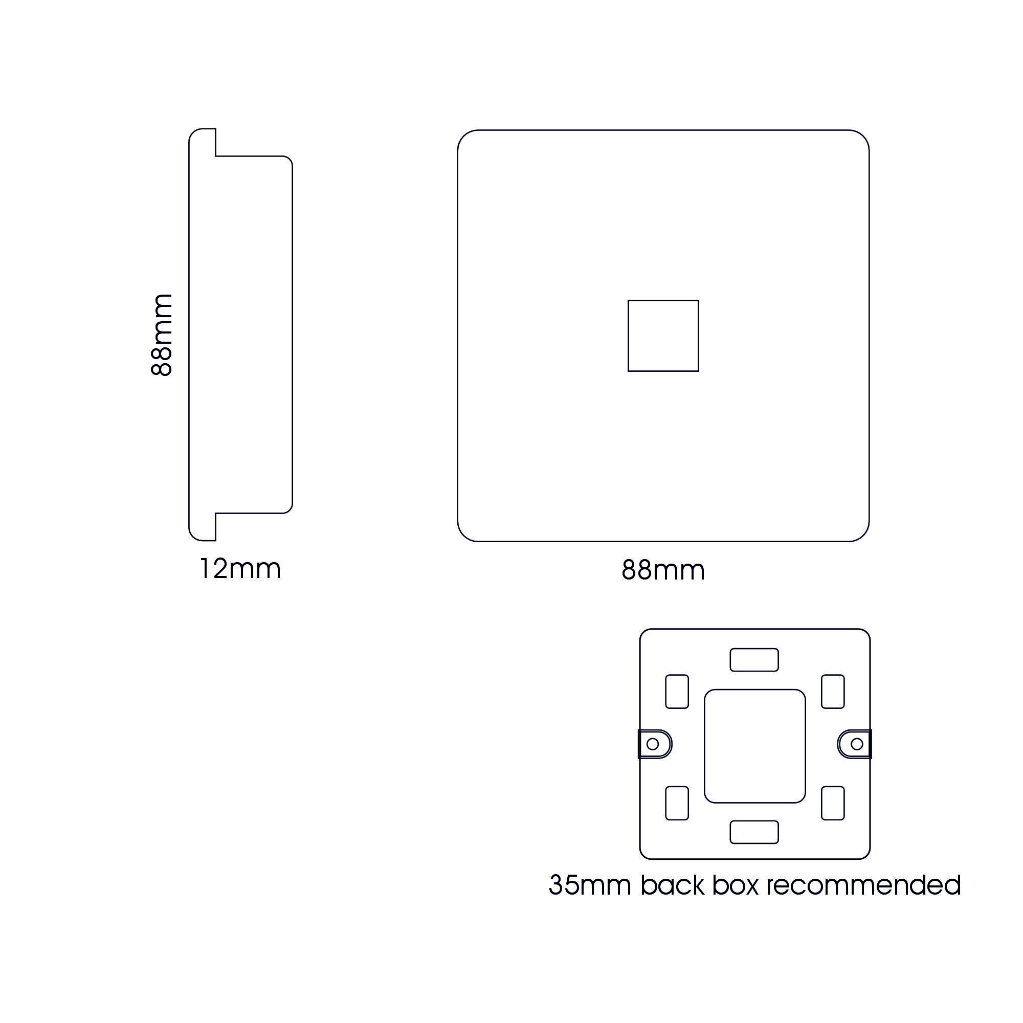 Single PC Ethernet Cat 5 & 6 Data Outlet Brushed Steel ART-PCBS  Trendi Brushed Steel